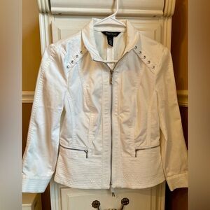 White House Black Market White Jacket